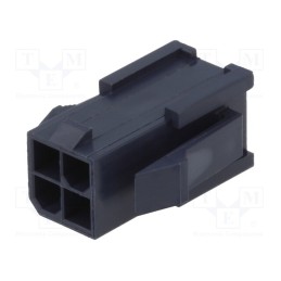 10 pcs x MOLEX - 469930410 - Plug, wire-wire, male, Mini-Fit Jr, 4.2mm, PIN: 4, w/o contacts