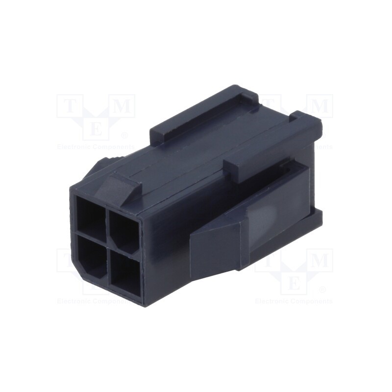 10 pcs x MOLEX - 469930410 - Plug, wire-wire, male, Mini-Fit Jr, 4.2mm, PIN: 4, w/o contacts