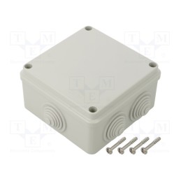 1 pcs x SCAME - 685.004 - Enclosure: junction box, X: 108mm, Y: 108mm, Z: 58mm, wall mount