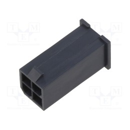 10 pcs x MOLEX - 469930411 - Plug, wire-wire, male, Mini-Fit Jr, 4.2mm, PIN: 4, w/o contacts