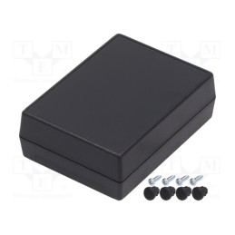 1 pcs x GAINTA - G1202B - Enclosure: multipurpose, X: 82mm, Y: 111mm, Z: 38mm, ABS, black