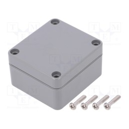 1 pcs x GAINTA - G302-IP67 - Enclosure: multipurpose, X: 58mm, Y: 64mm, Z: 35mm, ABS, dark grey