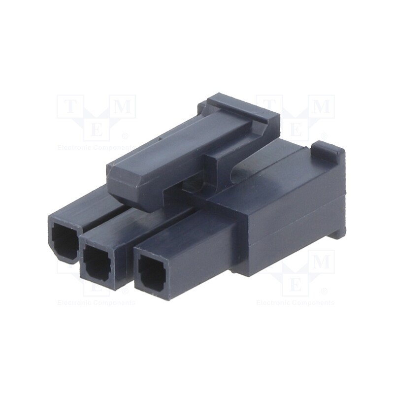 10 pcs x MOLEX - 50291662 - MiniFit Jr. 3Ckt Recept. Hsg V-2 Black