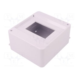 1 pcs x PAWBOL - C.2066 - Enclosure: for modular components, IP30, white, No.of mod: 6, ABS