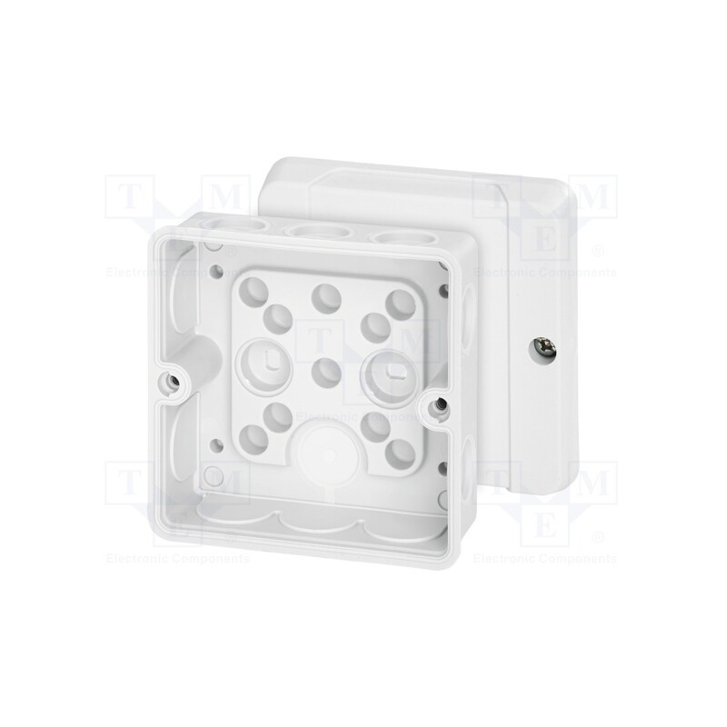 1 pcs x HENSEL - 62000269 - Enclosure: junction box, X: 88mm, Y: 88mm, Z: 50mm, IP55, white