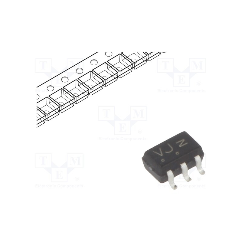 10 pcs x ONSEMI - M74VHC1GT02DFT2G - IC: digital, NOR, Ch: 1, IN: 2, TTL, SMD, SC88A, 2÷5.5VDC, -55÷125°C
