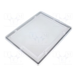 1 pcs x ROZTOCZE - 4.423.002 - Inspection windows, polycarbonate, 151x190x7.5mm