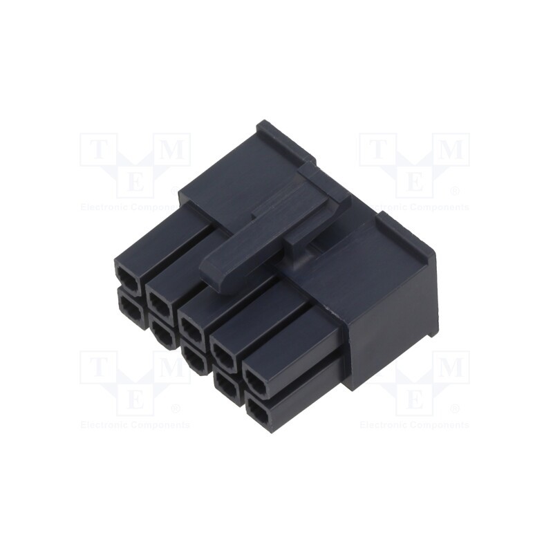 10 pcs x MOLEX - 469921010 - Plug, wire-wire/PCB, female, Mini-Fit Jr, 4.2mm, PIN: 10, for cable
