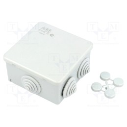1 pcs x ABB - 810 - Enclosure: junction box, X: 80mm, Y: 80mm, Z: 40mm, wall mount, IP44