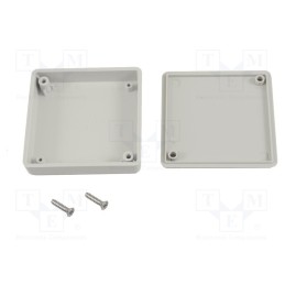 1 pcs x HAMMOND - 1551TTGY - Enclosure: multipurpose, X: 60mm, Y: 60mm, Z: 15mm, 1551 MINI, ABS