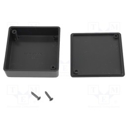 1 pcs x HAMMOND - 1551TBK - Enclosure: multipurpose, X: 60mm, Y: 60mm, Z: 20mm, 1551 MINI, ABS