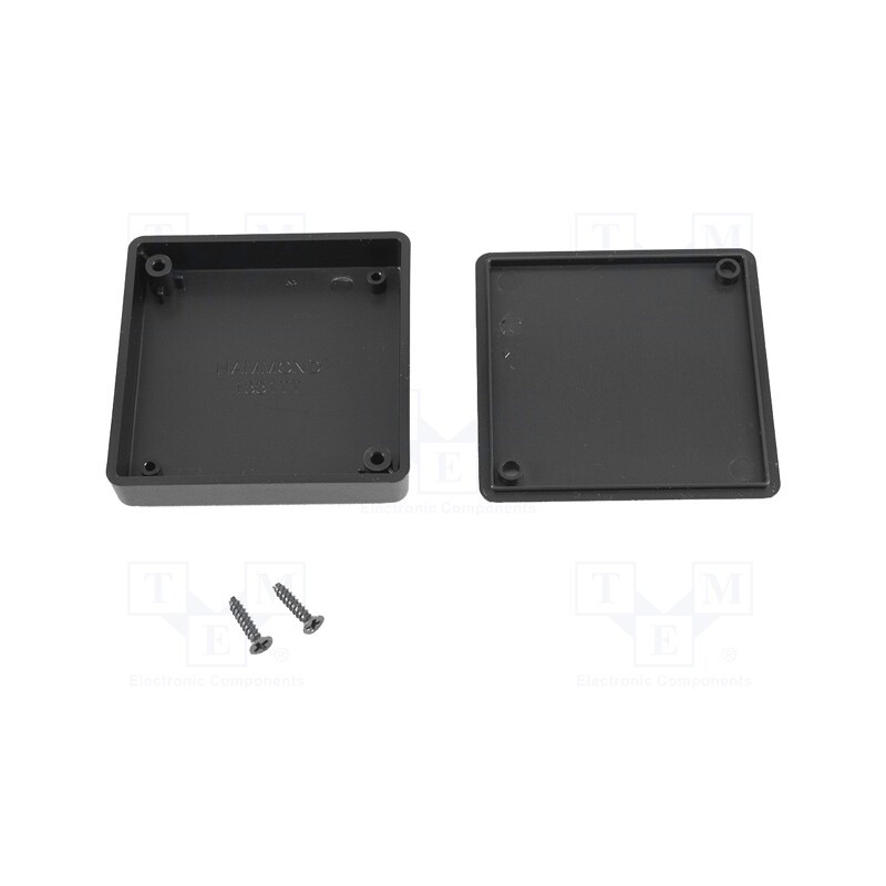 1 pcs x HAMMOND - 1551TTBK - Enclosure: multipurpose, X: 60mm, Y: 60mm, Z: 15mm, 1551 MINI, ABS