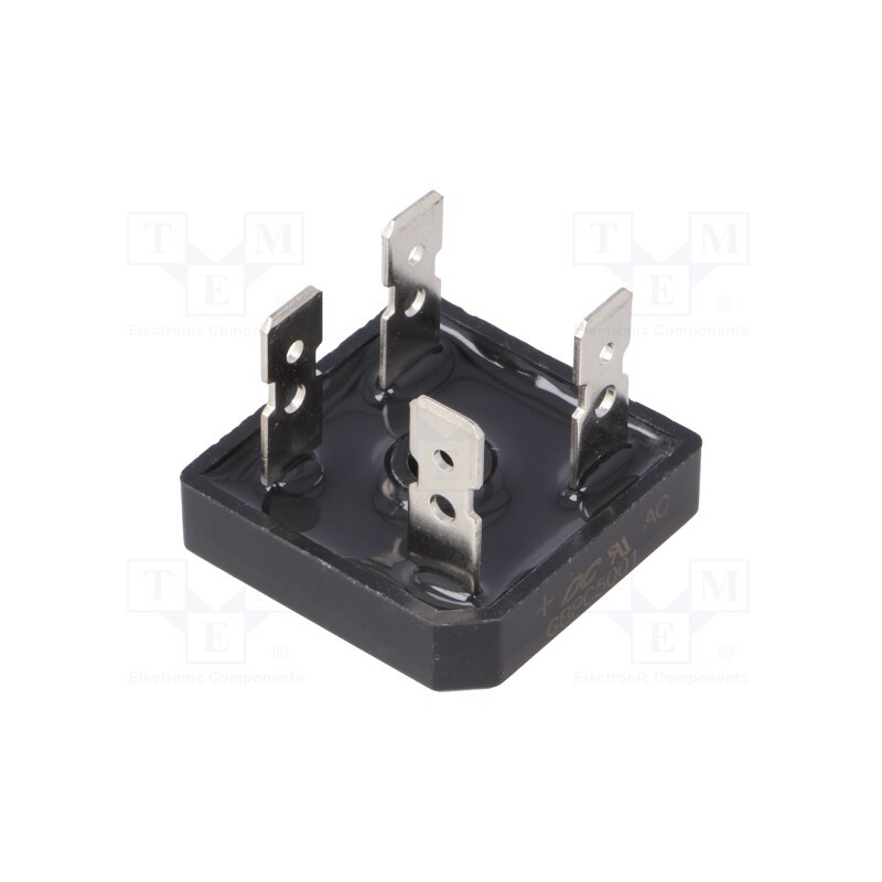 1 pcs x DC COMPONENTS - GBPC5001 - Bridge rectifier: single-phase, Urmax: 100V, If: 50A, Ifsm: 450A