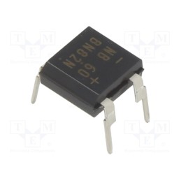 3 pcs x SHINDENGEN - S1NB60-7101 - Bridge rectifier: single-phase, Urmax: 600V, If: 1A, Ifsm: 30A, DIP4