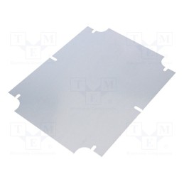 1 pcs x KRADEX - ZMB240.190 - Mounting plate, steel, W: 171mm, L: 219mm, Thk: 1.5mm, Plating: zinc