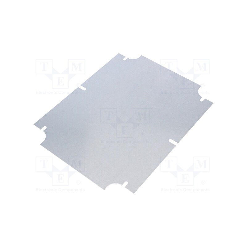 1 pcs x KRADEX - ZMB240.190 - Mounting plate, steel, W: 171mm, L: 219mm, Thk: 1.5mm, Plating: zinc
