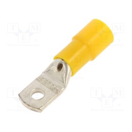 10 pcs x BM GROUP - BM00625 - Tip: ring tube, M5, Ø: 5.2mm, 25mm2, crimped, for cable, insulated