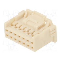 10 pcs x MOLEX - 5016461400 - 2.0 W/B Dual Grid Rcpt Hsg 14Ckt Beige