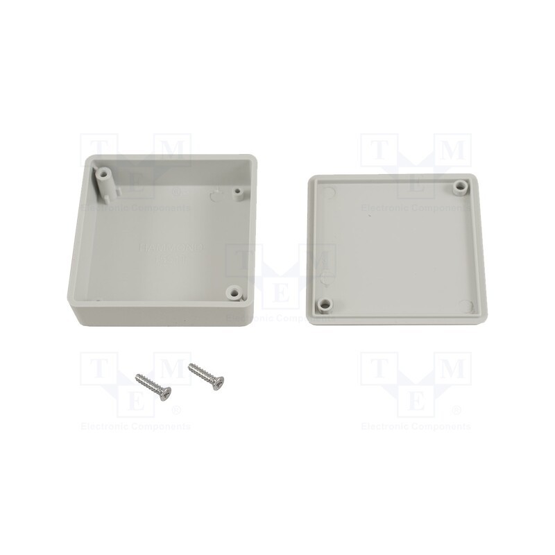 1 pcs x HAMMOND - 1551TGY - Enclosure: multipurpose, X: 60mm, Y: 60mm, Z: 20mm, 1551 MINI, ABS