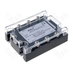 1 pcs x ANLY ELECTRONICS - ASR-3PI100AA-H - Relay: solid state, 100A, Uswitch: 48÷480VAC, 3-phase, Series: ASR