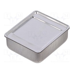 1 pcs x TEKO - 455.15 - Enclosure: shielding, X: 44mm, Y: 50mm, Z: 17mm, steel, Series: MICRO