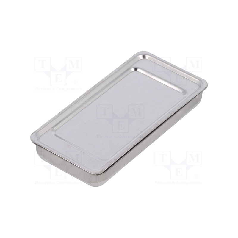 1 pcs x TEKO - 434.15 - Enclosure: shielding, X: 31mm, Y: 63mm, Z: 9mm, steel, Series: MICRO