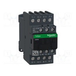 1 pcs x SCHNEIDER ELECTRIC - LC1DT40MD - Contactor: 4-pole, NO x4, Auxiliary contacts: NC + NO, 220VDC, 40A