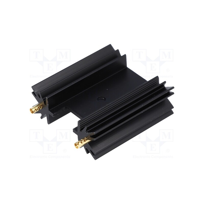1 pcs x FISCHER ELEKTRONIK - SK104-38STC - Heatsink: extruded, SOT32,TO220,TO3P, black, L: 38.1mm, 11K/W