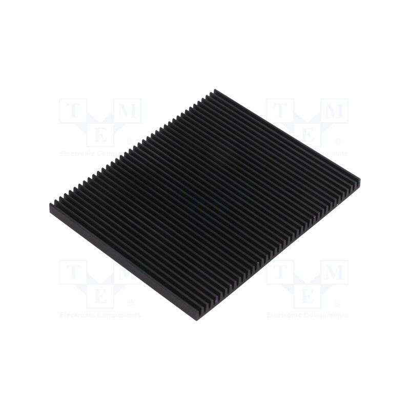 1 pcs x SEIFERT ELECTRONIC - KL-290/75/SW - Heatsink: extruded, grilled, black, L: 75mm, W: 90mm, H: 5mm, anodized