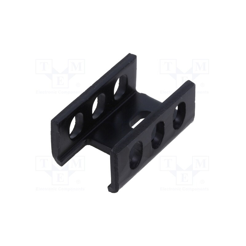 1 pcs x SEIFERT ELECTRONIC - KL-112/25/C/SW - Heatsink: extruded, U, TO220, black, L: 25mm, W: 16mm, H: 11mm, 18°C/W