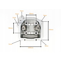 Head 4t gy6 50ccm 39mm set with air vent