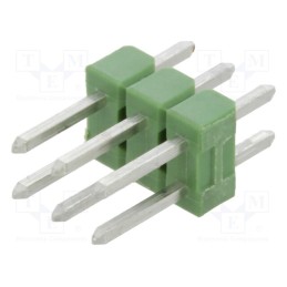 10 pcs x TE Connectivity - 826942-3 - Pin header, pin strips, AMPMODU MOD II, male, PIN: 6, straight
