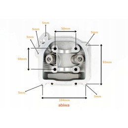 Head 4t gy6 50ccm 39mm set with bleeding