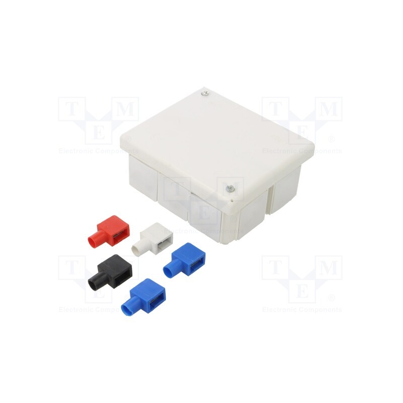 1 pcs x JONEX - PK-105 WHITE - Enclosure: junction box, X: 80mm, Y: 95mm, Z: 40mm, wall mount, IP54