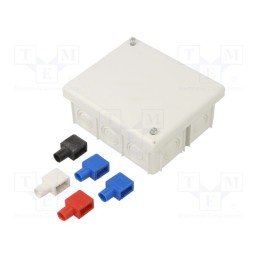 1 pcs x JONEX - PK-103 WHITE - Enclosure: junction box, X: 80mm, Y: 95mm, Z: 40mm, wall mount, IP20