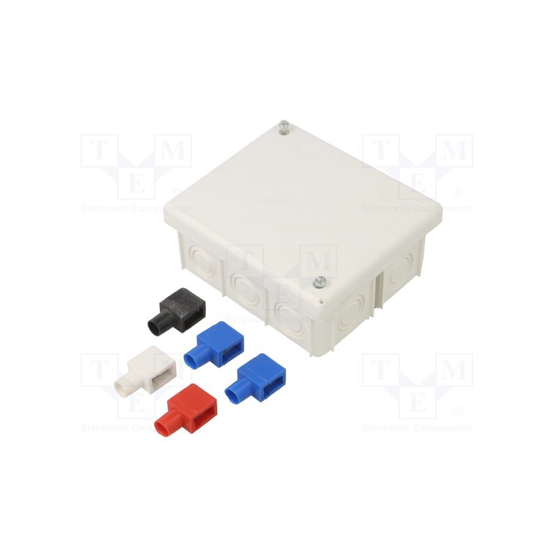 1 pcs x JONEX - PK-103 WHITE - Enclosure: junction box, X: 80mm, Y: 95mm, Z: 40mm, wall mount, IP20