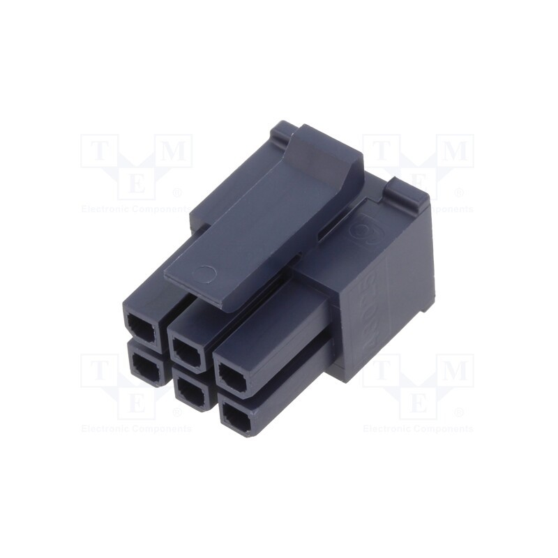 10 pcs x MOLEX - 430250610 - MicroFit 3.0 DR Rcpt 6Ckt Glow Wire