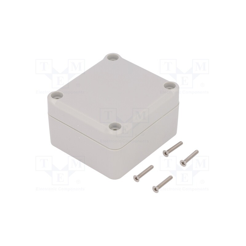 1 pcs x KRADEX - Z117JH TM ABS - Enclosure: multipurpose, X: 57mm, Y: 63mm, Z: 37mm, ABS, grey, gasket