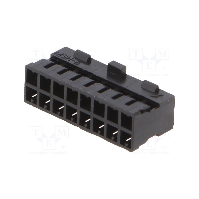 10 pcs x MOLEX - 511101651 - Plug, wire-wire/PCB, female, Milli-Grid, 2mm, PIN: 16, for cable