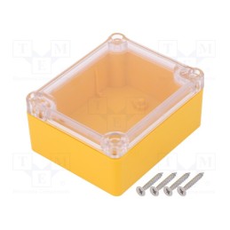 1 pcs x KRADEX - Z54PH ABS YELLOW -AS - Enclosure: multipurpose, X: 74mm, Y: 89mm, Z: 41mm, ABS, yellow, IP65