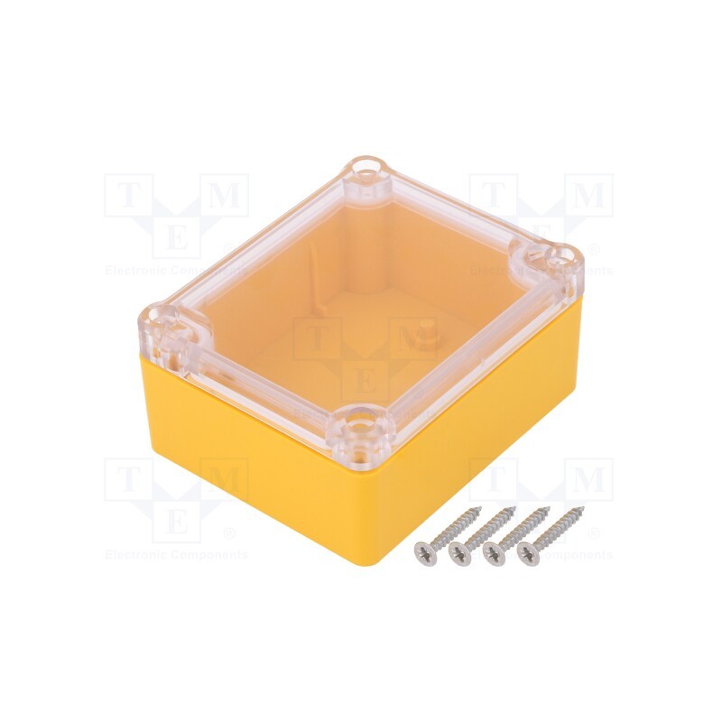 1 pcs x KRADEX - Z54PH ABS YELLOW -AS - Enclosure: multipurpose, X: 74mm, Y: 89mm, Z: 41mm, ABS, yellow, IP65