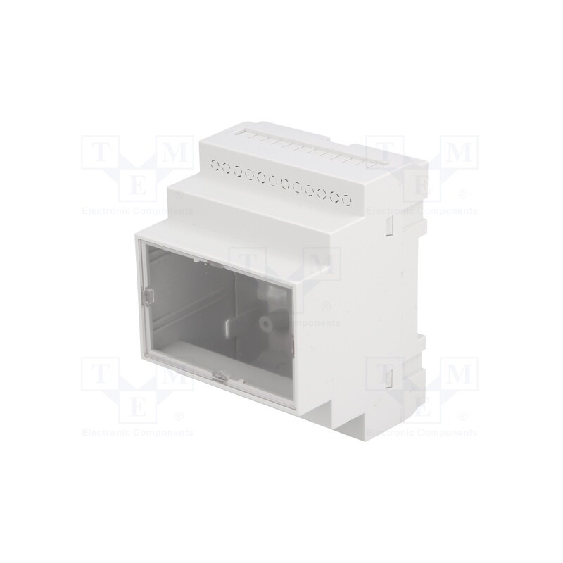 1 pcs x KRADEX - Z108JFP ABS V0 - Enclosure: for DIN rail mounting, Y: 90mm, X: 70mm, Z: 65mm, ABS