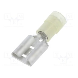 10 pcs x ERGOM - E10KN-03010101201 - Terminal: flat, 9.5mm, 1.2mm, female, 4÷6mm2, crimped, for cable