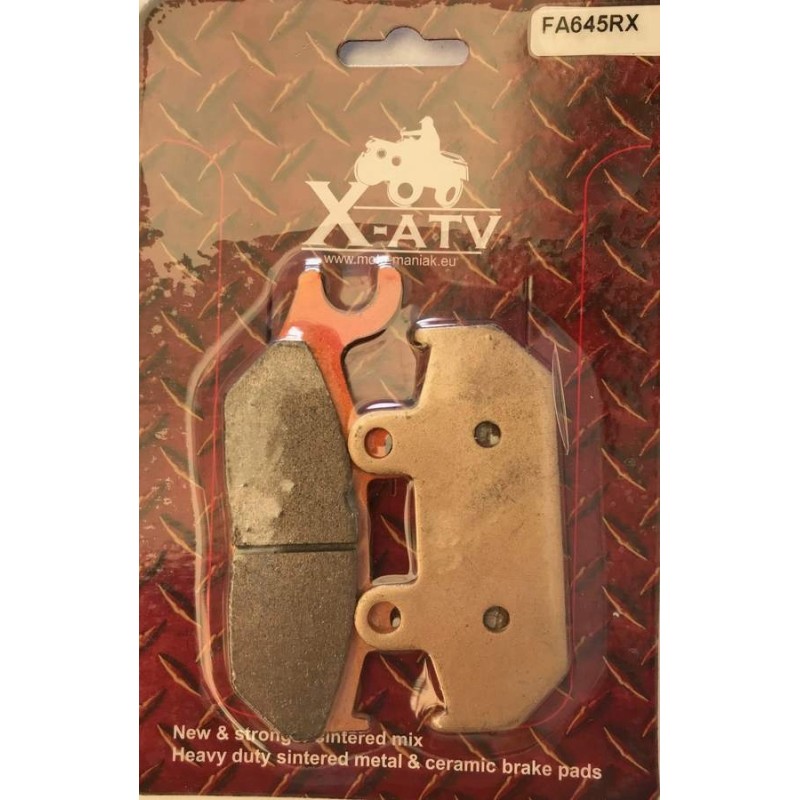 Brake pads can am commander maverick yamaha viking wolverine fa645rx