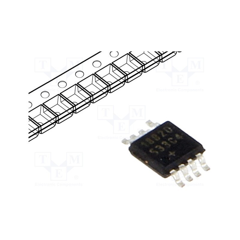 1 pcs x Analog Devices (MAXIM INTEGRATED) - DS18B20U+ - IC: temperature sensor, digital thermometer, -55÷125°C, uSOP8