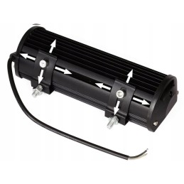 Lamp 144w halogen 48 led reflector panel quad atv