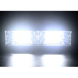 Lamp 144w halogen 48 led reflector panel quad atv