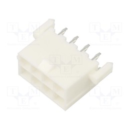 10 pcs x MOLEX - 460150803 - MF+ HCS VERT HDR DR 8CKT V-0 PEG TIN