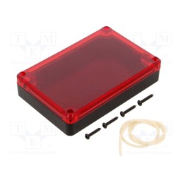1 pcs x MASZCZYK - KM-78BKTRR - Enclosure: multipurpose, X: 80mm, Y: 120mm, Z: 27mm, ABS, black