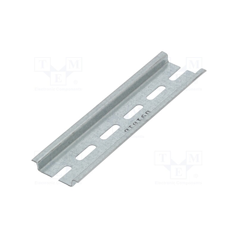 1 pcs x RITTAL - 2314000 - DIN rail, steel sheet, W: 35mm, L: 137mm, AE,KL,KL-HD, Plating: zinc